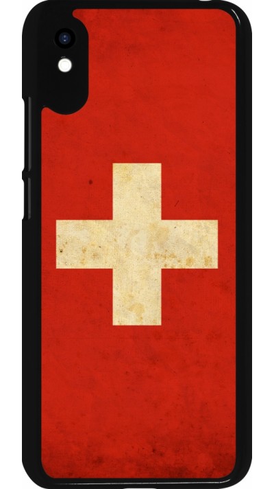Xiaomi Redmi 9A Case Hülle - Vintage Flag SWISS