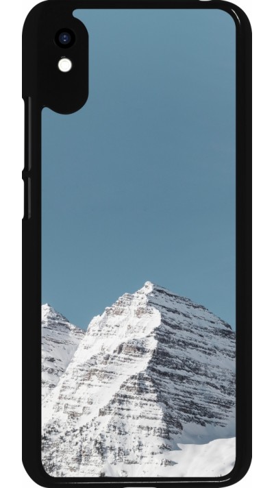 Xiaomi Redmi 9A Case Hülle - Winter 22 blue sky mountain