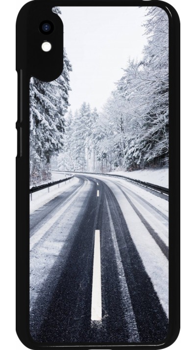 Xiaomi Redmi 9A Case Hülle - Winter 22 Snowy Road