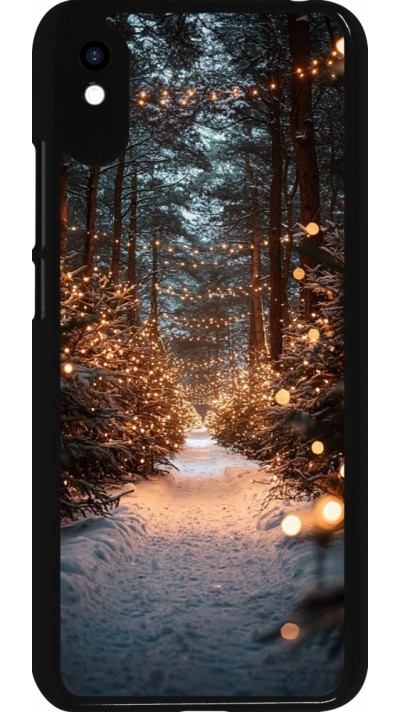 Xiaomi Redmi 9A Case Hülle - Winter 25 Winter snowy road