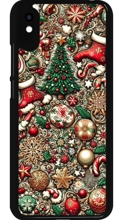 Xiaomi Redmi 9A Case Hülle - Weihnachten 2023 Mikromuster