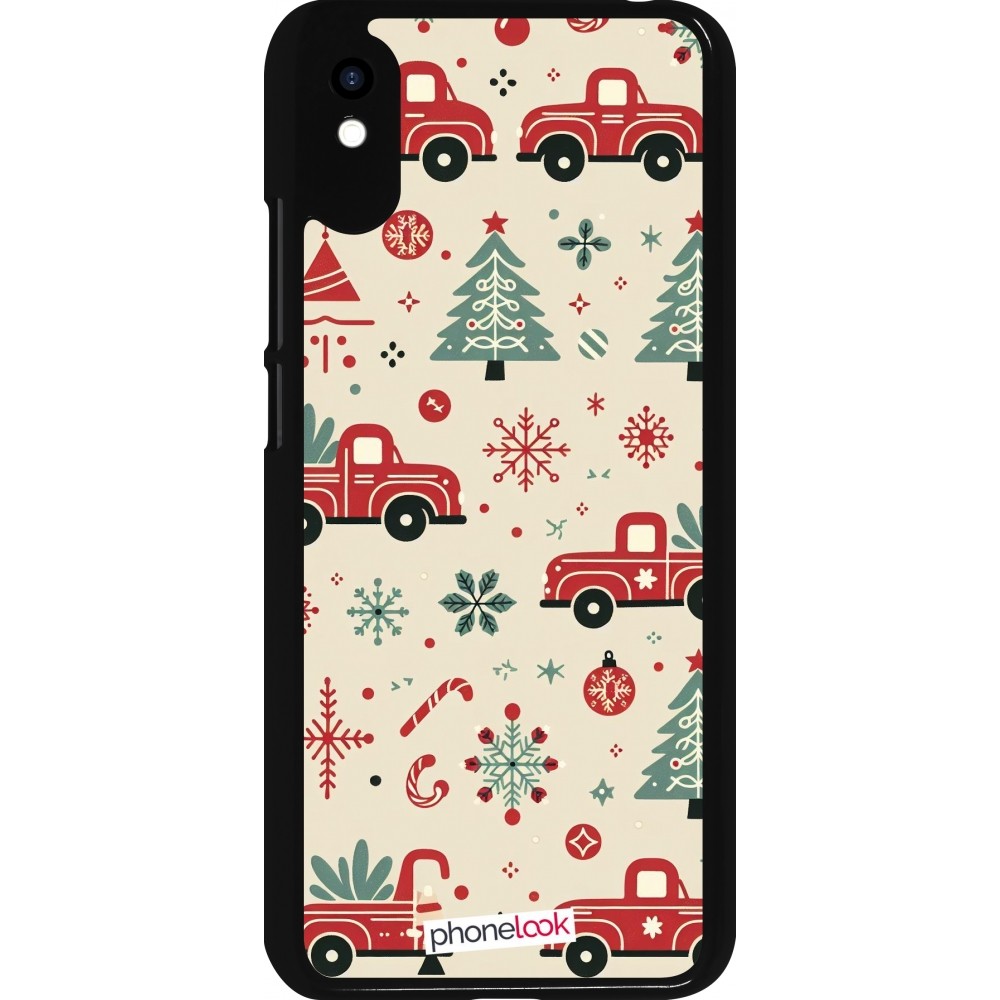 Xiaomi Redmi 9A Case Hülle - Weihnachten 2024 Lkw Tanne