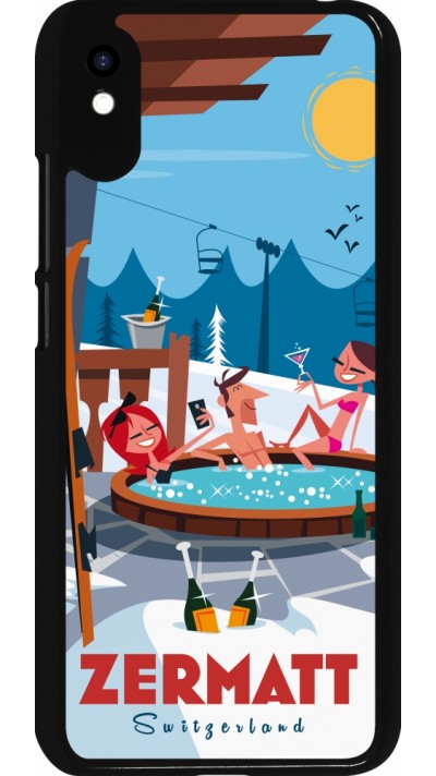 Xiaomi Redmi 9A Case Hülle - Zermatt Mountain Jacuzzi