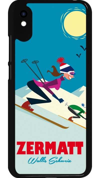 Xiaomi Redmi 9A Case Hülle - Zermatt Ski Downhill