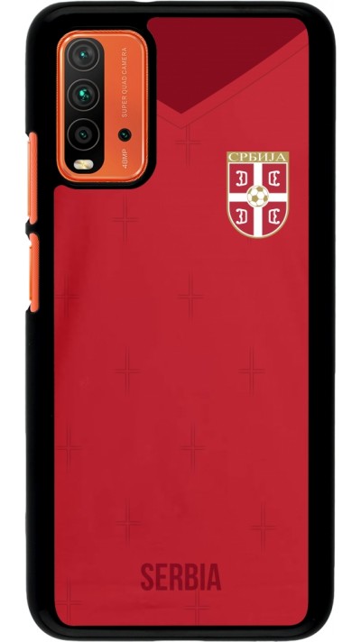 Xiaomi Redmi 9T Case Hülle - Serbien 2022 personalisierbares Fussballtrikot