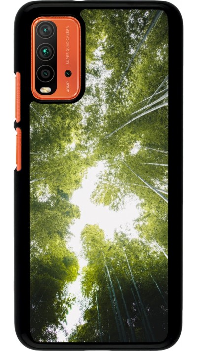 Xiaomi Redmi 9T Case Hülle - Spring 23 forest blue sky
