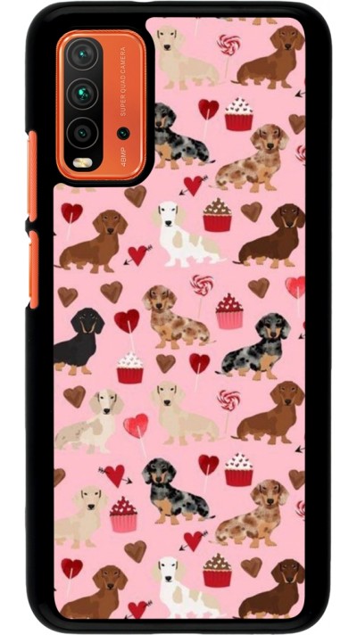 Xiaomi Redmi 9T Case Hülle - Valentine 2024 puppy love