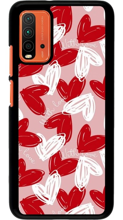 Xiaomi Redmi 9T Case Hülle - Valentine 2024 with love heart