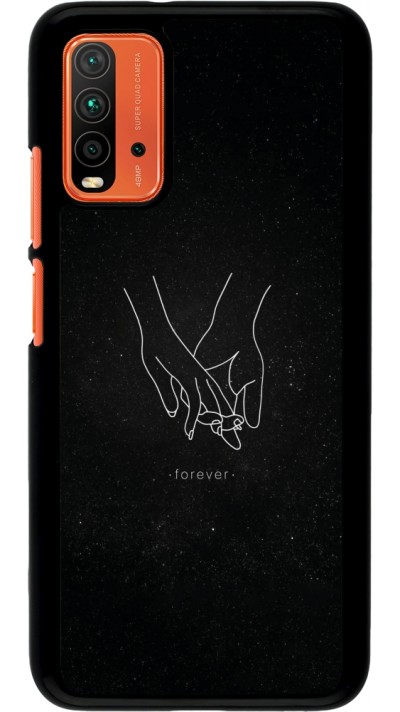 Xiaomi Redmi 9T Case Hülle - Valentine 2023 hands forever