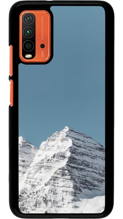Xiaomi Redmi 9T Case Hülle - Winter 22 blue sky mountain