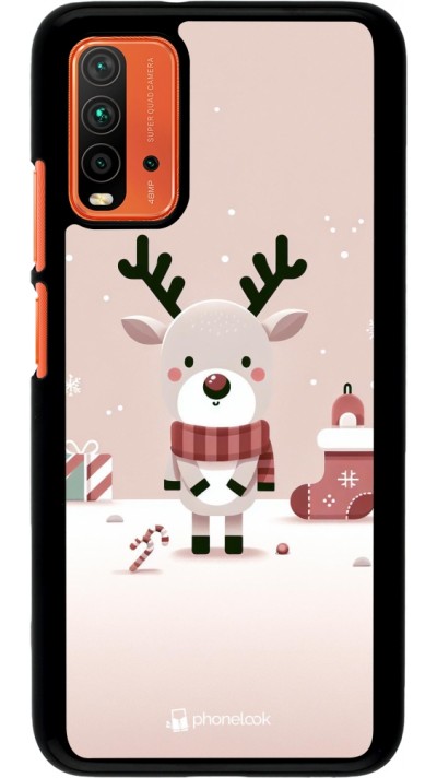 Xiaomi Redmi 9T Case Hülle - Weihnachten 2023 Choupinette Rentier