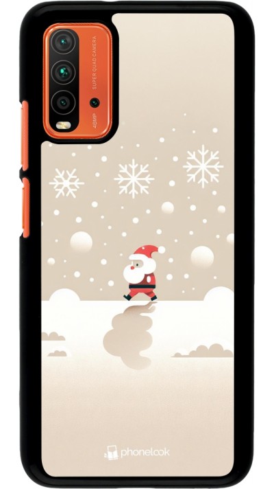 Xiaomi Redmi 9T Case Hülle - Weihnachten 2023 Minimalistischer Weihnachtsmann