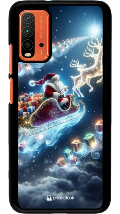 Xiaomi Redmi 9T Case Hülle - Weihnachten 2023 Verzauberter Weihnachtsmann