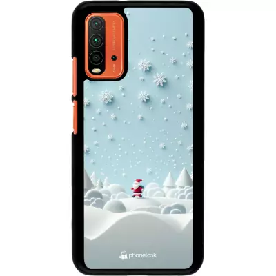 Xiaomi Redmi 9T Case Hülle - Weihnachten 2023 Kleiner Vater Schneeflocke
