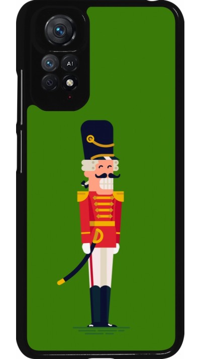 Xiaomi Redmi Note 11 / 11S Case Hülle - Christmas 25 Nutcracker Green