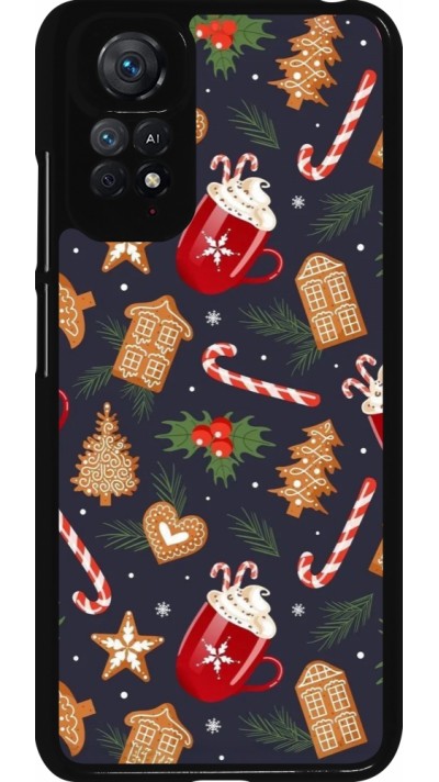Xiaomi Redmi Note 11 / 11S Case Hülle - Christmas 25 Pattern Gingerbread House