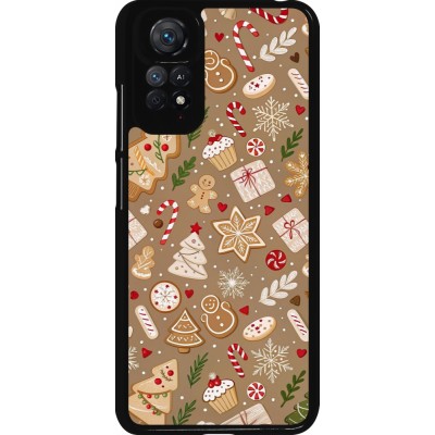 Xiaomi Redmi Note 11 / 11S Case Hülle - Christmas 25 Pattern Ginger Cookie
