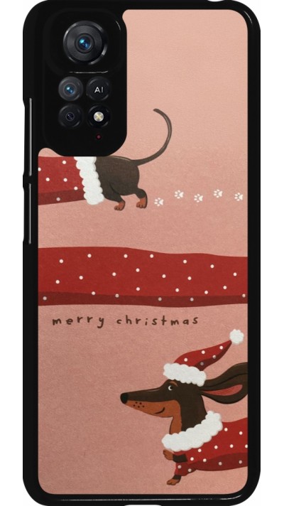 Xiaomi Redmi Note 11 / 11S Case Hülle - Christmas 25 Teckel Merry Xmas