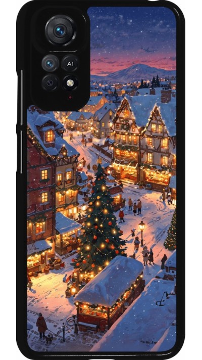 Xiaomi Redmi Note 11 / 11S Case Hülle - Christmas 25 Xmas Village