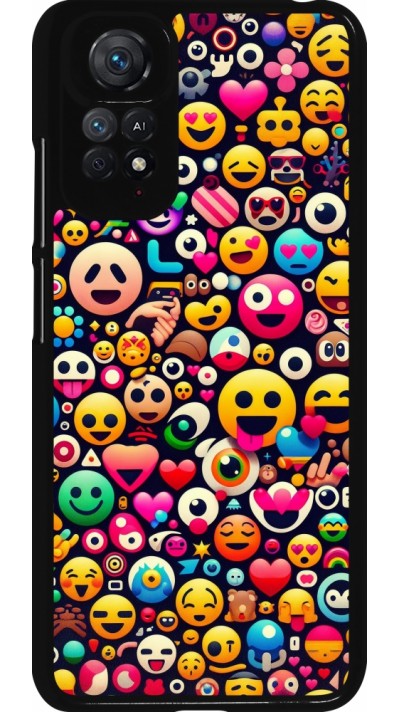 Xiaomi Redmi Note 11 / 11S Case Hülle - Emoji Mix Farbe