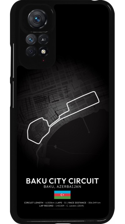Xiaomi Redmi Note 11 / 11S Case Hülle - F1 Track 2025 Azerbaijan