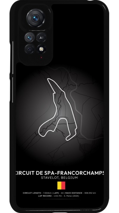 Xiaomi Redmi Note 11 / 11S Case Hülle - F1 Track 2025 Belgium