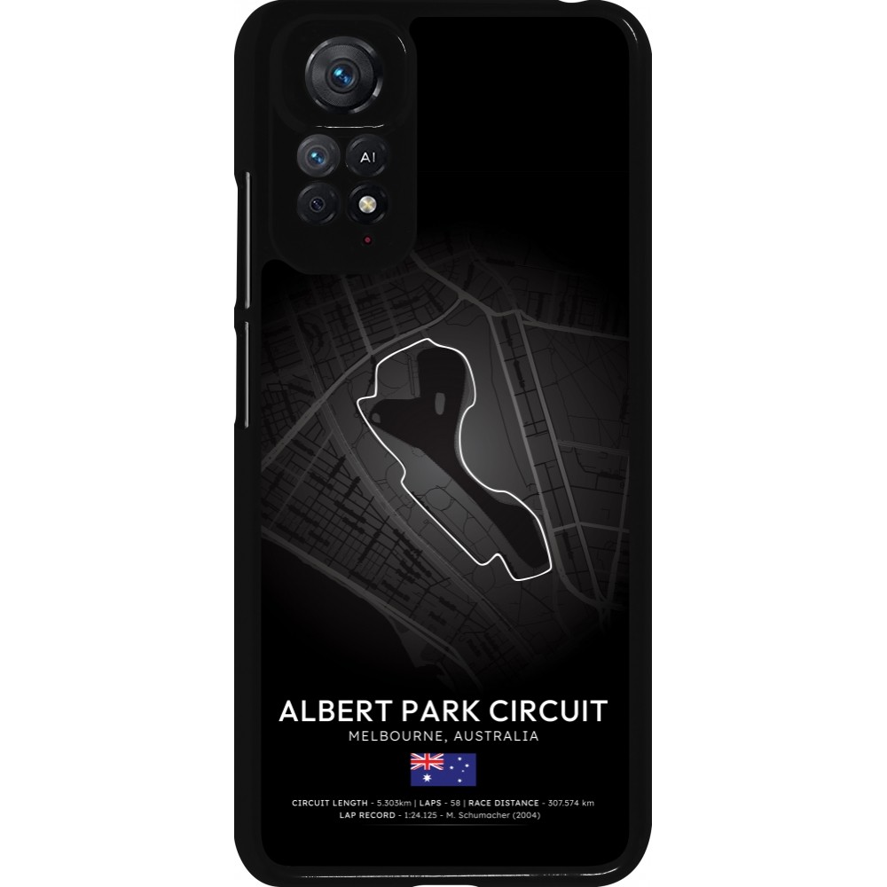 Xiaomi Redmi Note 11 / 11S Case Hülle - F1 Track 2025 Melbourne