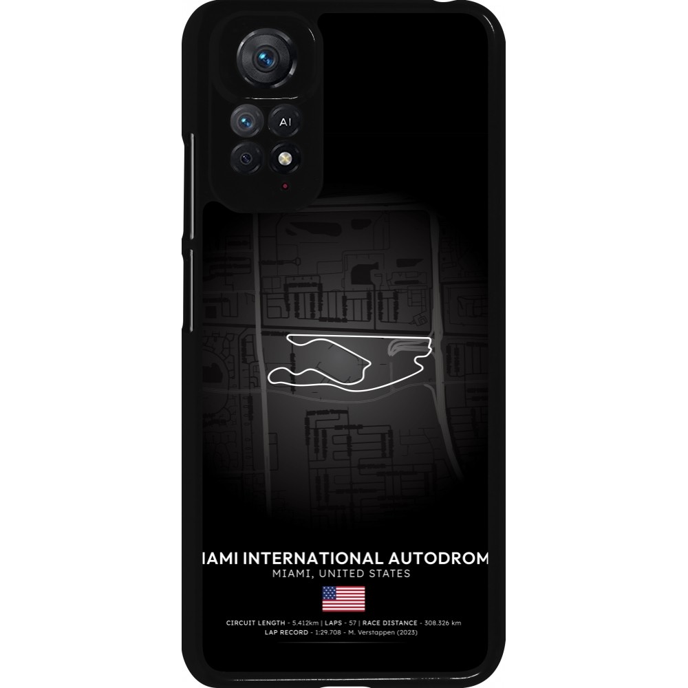 Xiaomi Redmi Note 11 / 11S Case Hülle - F1 Track 2025 Miami
