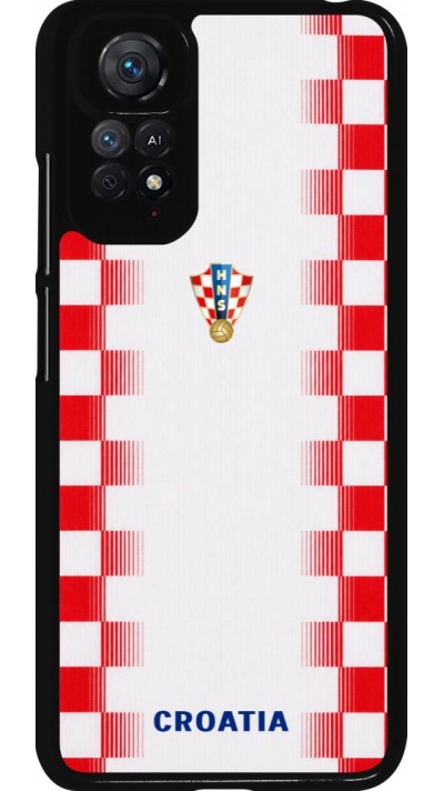Xiaomi Redmi Note 11 / 11S Case Hülle - Kroatien 2026 personalisierbares Fussballtrikot
