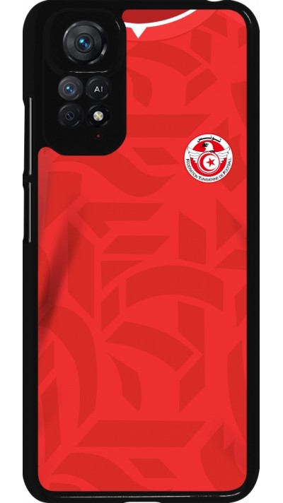 Xiaomi Redmi Note 11 / 11S Case Hülle - Tunesien 2022 personalisierbares Fussballtrikot