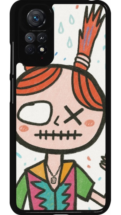 Xiaomi Redmi Note 11 / 11S Case Hülle - Little Girl Sketch