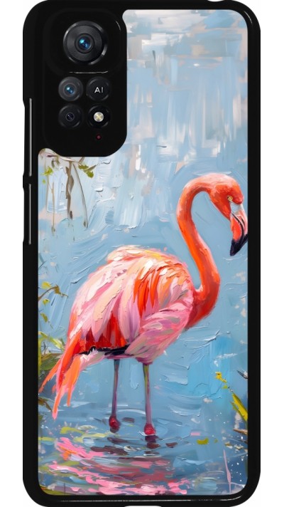 Xiaomi Redmi Note 11 / 11S Case Hülle - Paint Flamingo