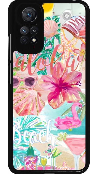 Xiaomi Redmi Note 11 / 11S Case Hülle - Preppy Collage Aloha