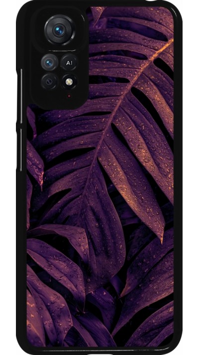 Xiaomi Redmi Note 11 / 11S Case Hülle - Purple Light Leaves