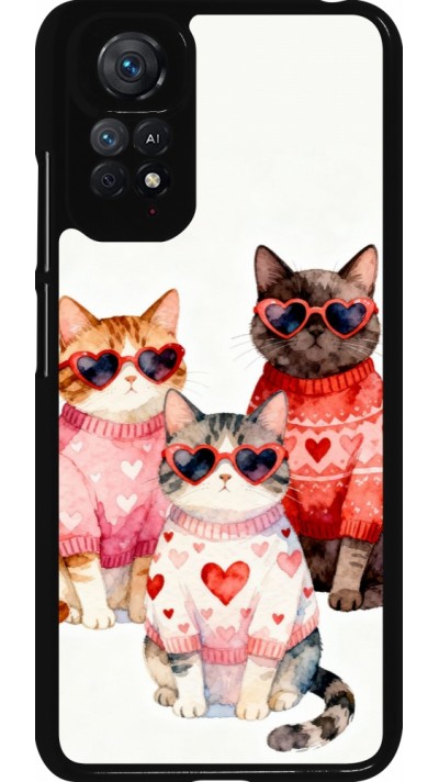 Xiaomi Redmi Note 11 / 11S Case Hülle - Saint Valentines Day 26 Cat Love