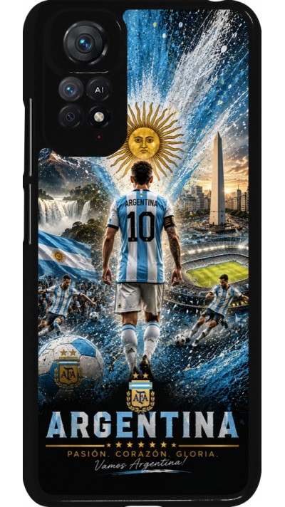 Xiaomi Redmi Note 11 / 11S Case Hülle - Fussball Argentinien splash 2026