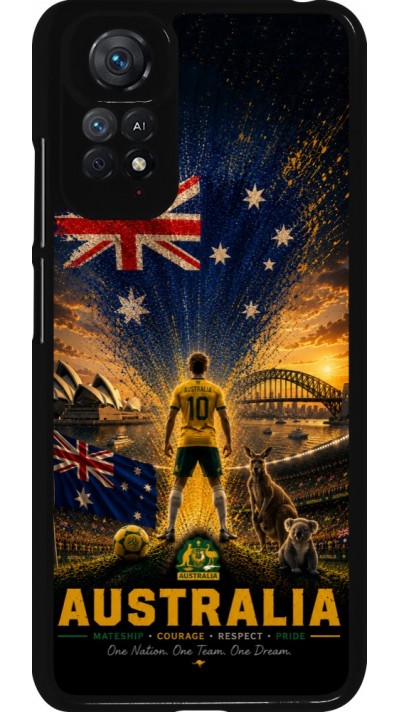 Xiaomi Redmi Note 11 / 11S Case Hülle - Fussball Australien splash 2026