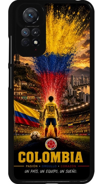 Xiaomi Redmi Note 11 / 11S Case Hülle - Fussball Kolumbien splash 2026