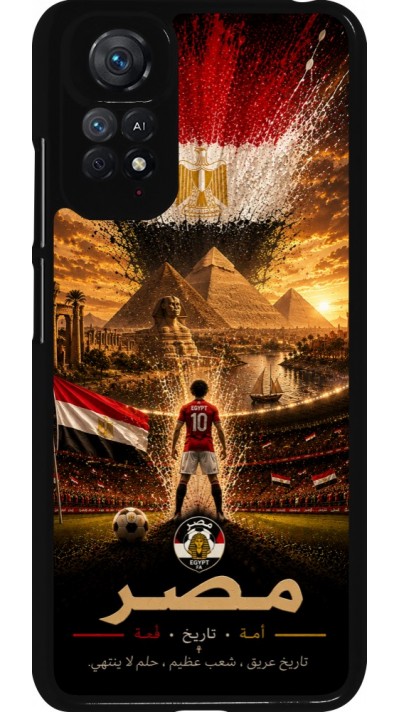 Xiaomi Redmi Note 11 / 11S Case Hülle - Fussball Ägypten splash 2026
