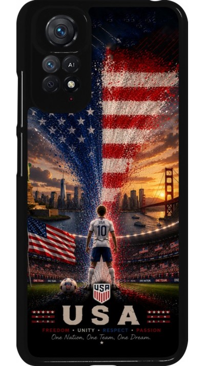 Xiaomi Redmi Note 11 / 11S Case Hülle - Fussball Vereinigten Staaten splash 2026