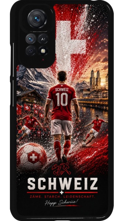 Xiaomi Redmi Note 11 / 11S Case Hülle - Fussball Schweiz splash 2026