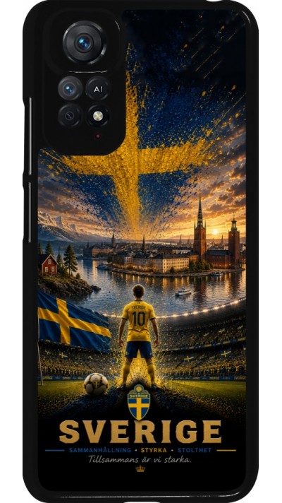 Xiaomi Redmi Note 11 / 11S Case Hülle - Fussball Schweden splash 2026