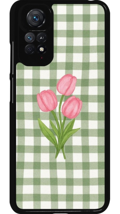 Xiaomi Redmi Note 11 / 11S Case Hülle - Green vichy tulips 2026