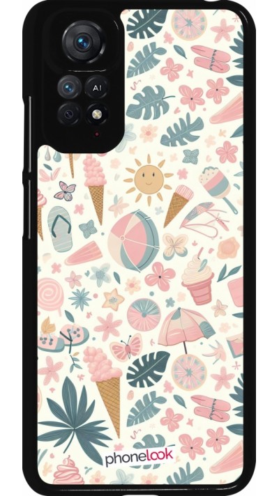 Xiaomi Redmi Note 11 / 11S Case Hülle - Sommer Pink Muster