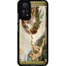 Xiaomi Redmi Note 11 / 11S Case Hülle - Kunstbild - Die Erschaffung Adams - Michelangelo