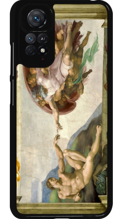 Xiaomi Redmi Note 11 / 11S Case Hülle - Kunstbild - Die Erschaffung Adams - Michelangelo