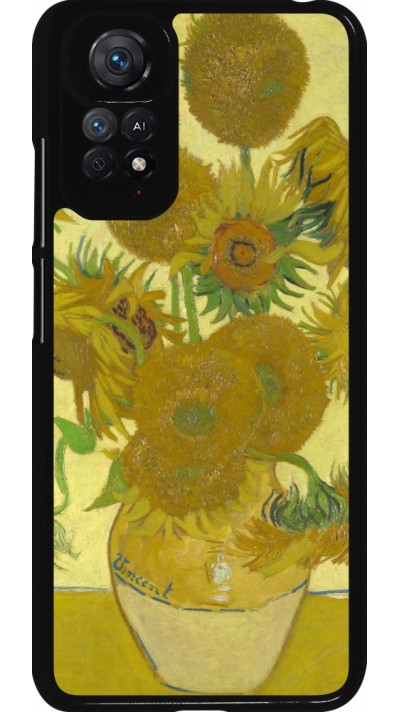 Xiaomi Redmi Note 11 / 11S Case Hülle - Kunstbild - Sonnenblumen  - Van Gogh