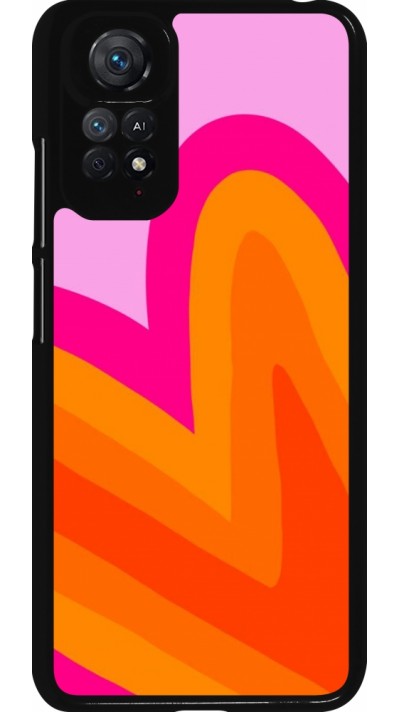 Xiaomi Redmi Note 11 / 11S Case Hülle - Valentine 2024 heart gradient