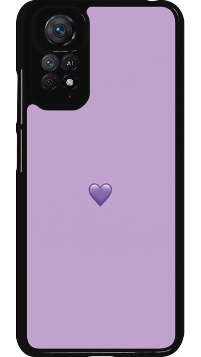 Xiaomi Redmi Note 11 / 11S Case Hülle - Valentine 2023 purpule single heart