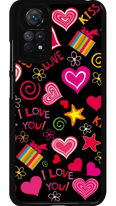 Xiaomi Redmi Note 11 / 11S Case Hülle - Valentine 2023 love symbols